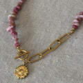 Collier Floria • Rhodonite