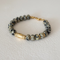 Bracelet Elena • Jaspe Dalmatien