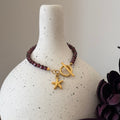 Bracelet Soline • Grenat rouge