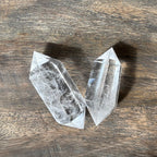 Pointe bi terminée Cristal de roche • La pureté