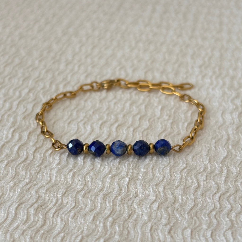 Bracelet Mazarine • Lapis Lazuli