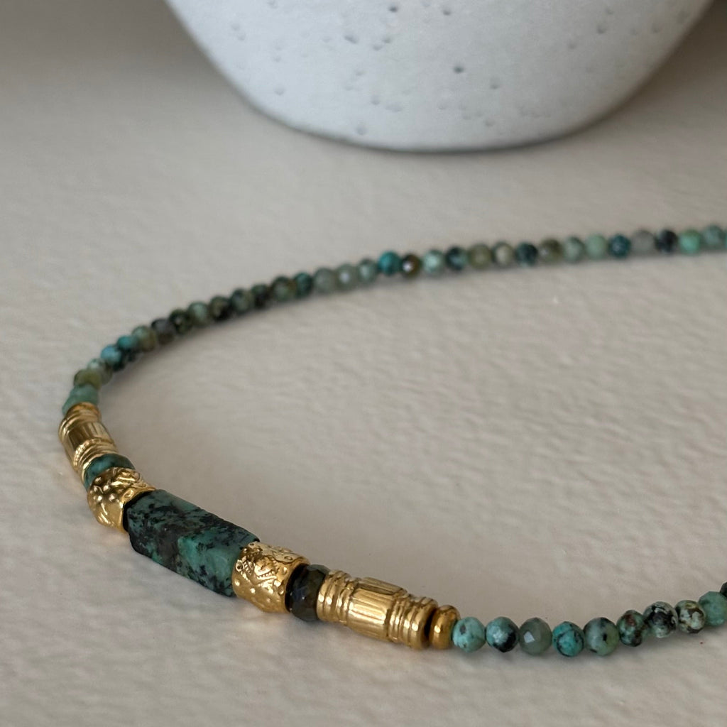 Collier Amani • Turquoise Africaine