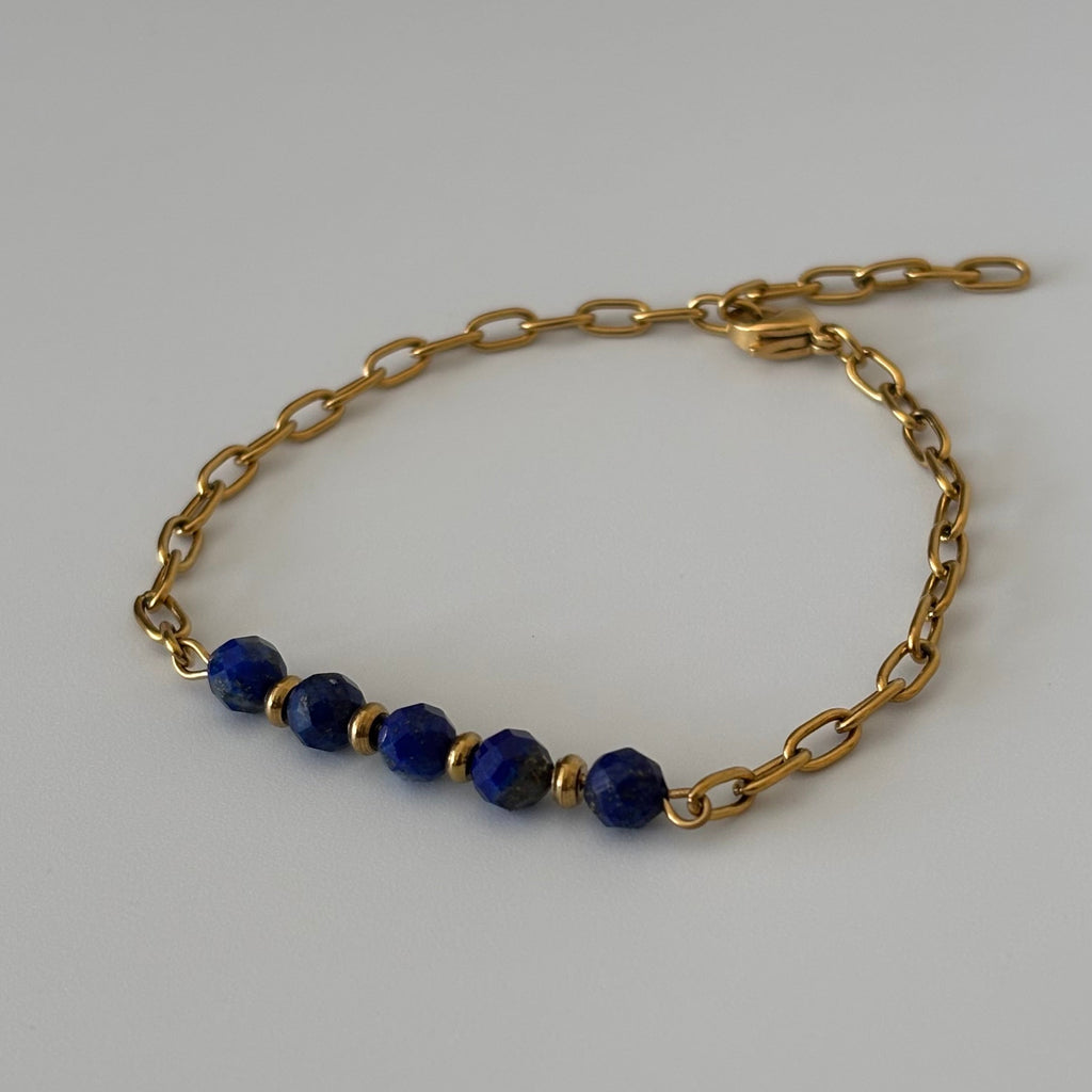 Bracelet Mazarine • Lapis Lazuli