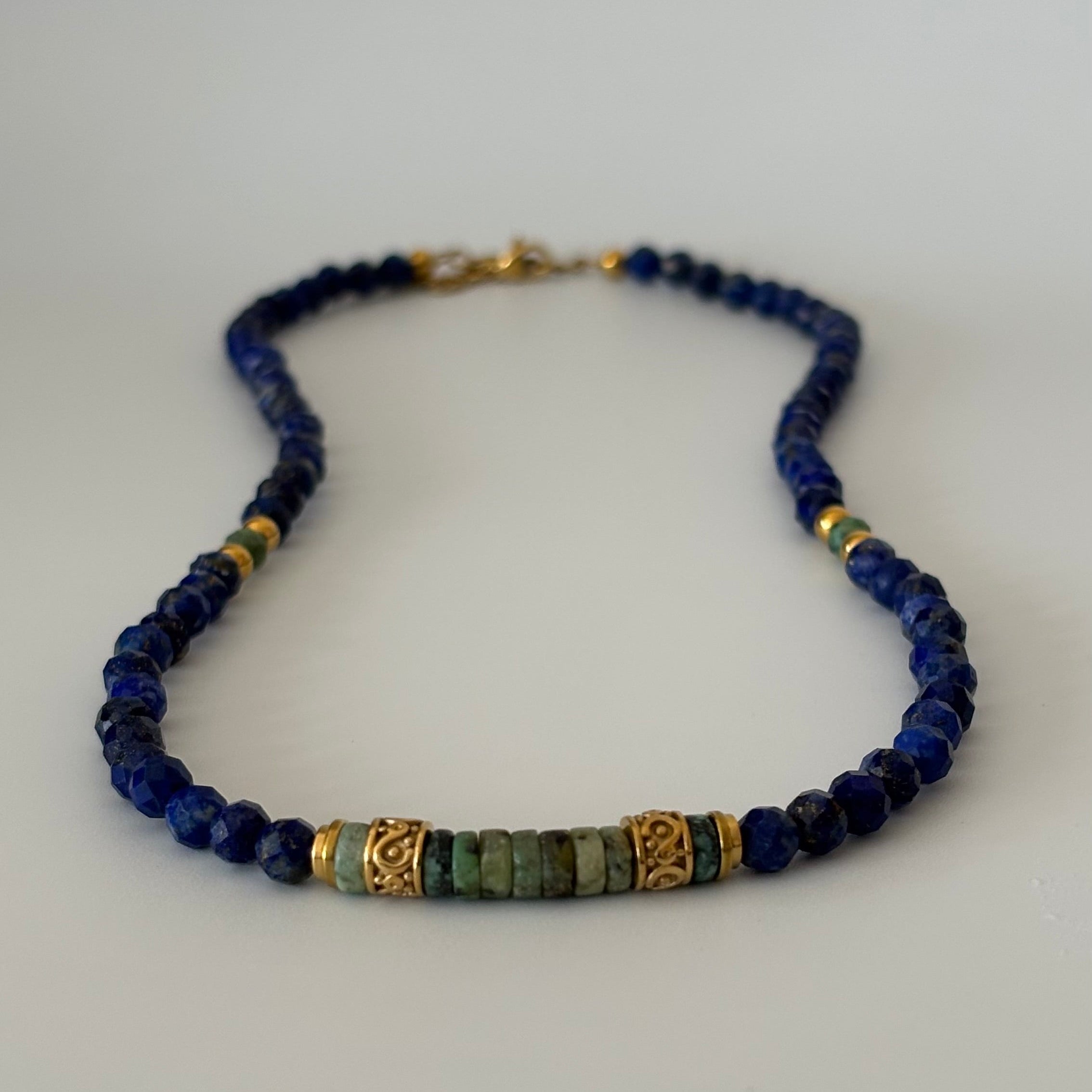 Collier Azura • Lapis Lazuli & Turquoise Africaine