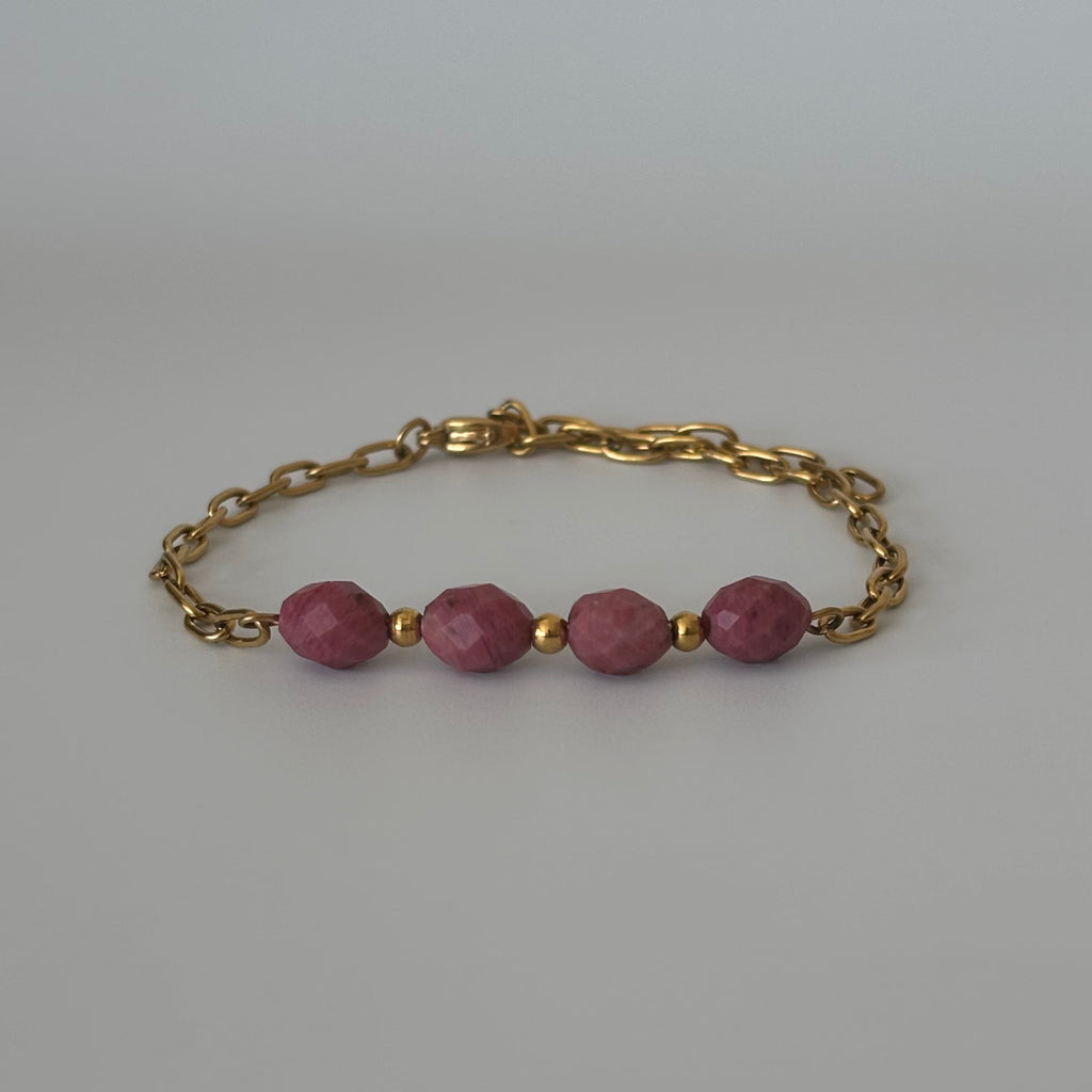 Bracelet Rosanne • Rhodonite