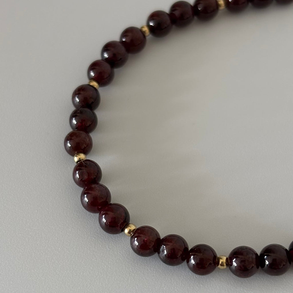 Bracelet Ruby • Grenat rouge