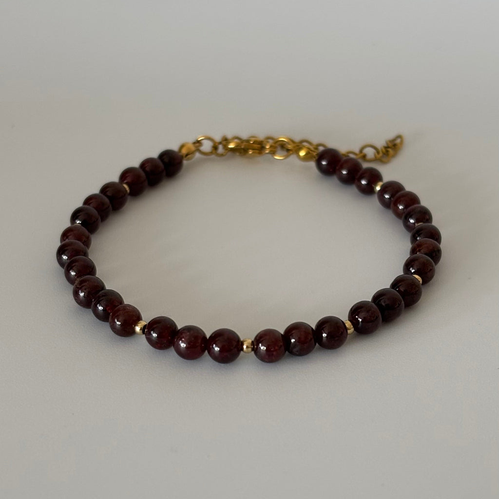 Bracelet Ruby • Grenat rouge