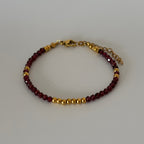 Bracelet Emma • Grenat rouge